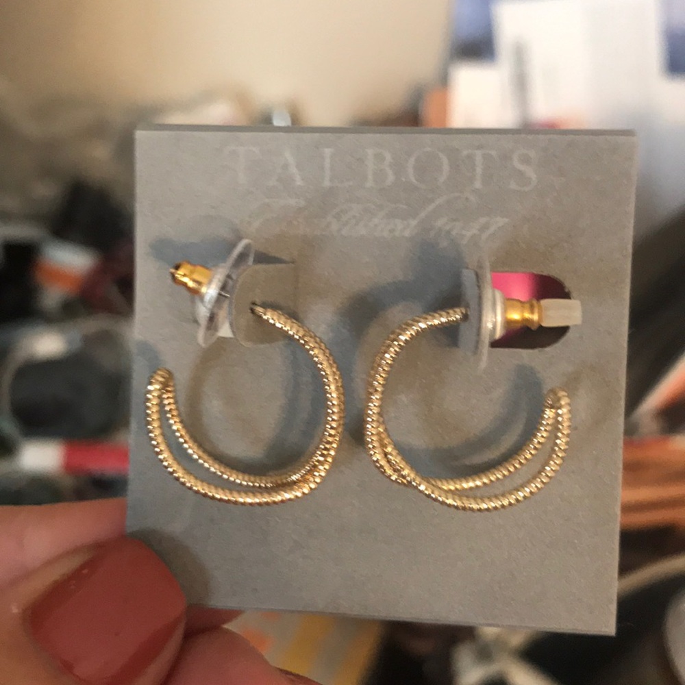 NWT Talbots Gold Earrings